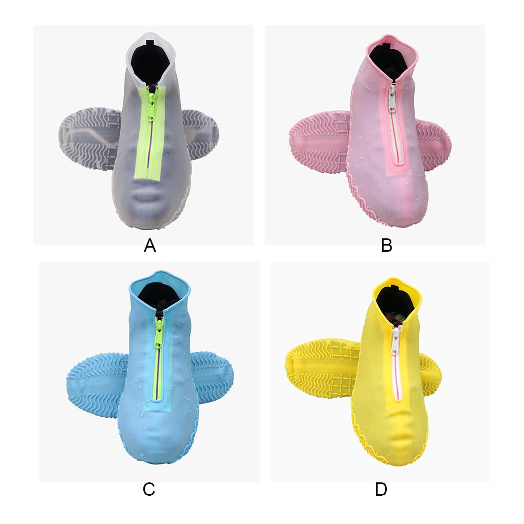 1 пара Женские Мужские Унисекс Силиконовые Чехлы для Обуви Водонепроницаемые Чехлы Защитник Кроссовок Защита от Дождя Аксессуар Ходьба Велоспорт