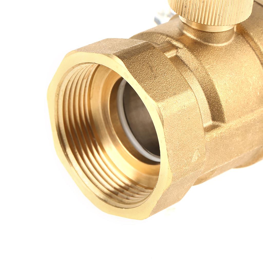 1 шт DC 12V G112" DN40 2-ходовой латунный шаровой клапан с электроприводом для кондиционера