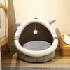 2023 Новый комфорт для глубокого сна зимой, кровать для кошек, маленькая коврик-корзина, товары для маленького дома для собак, палатка для домашних животных, уютное гнездо-пещера, крытый Cama Gato