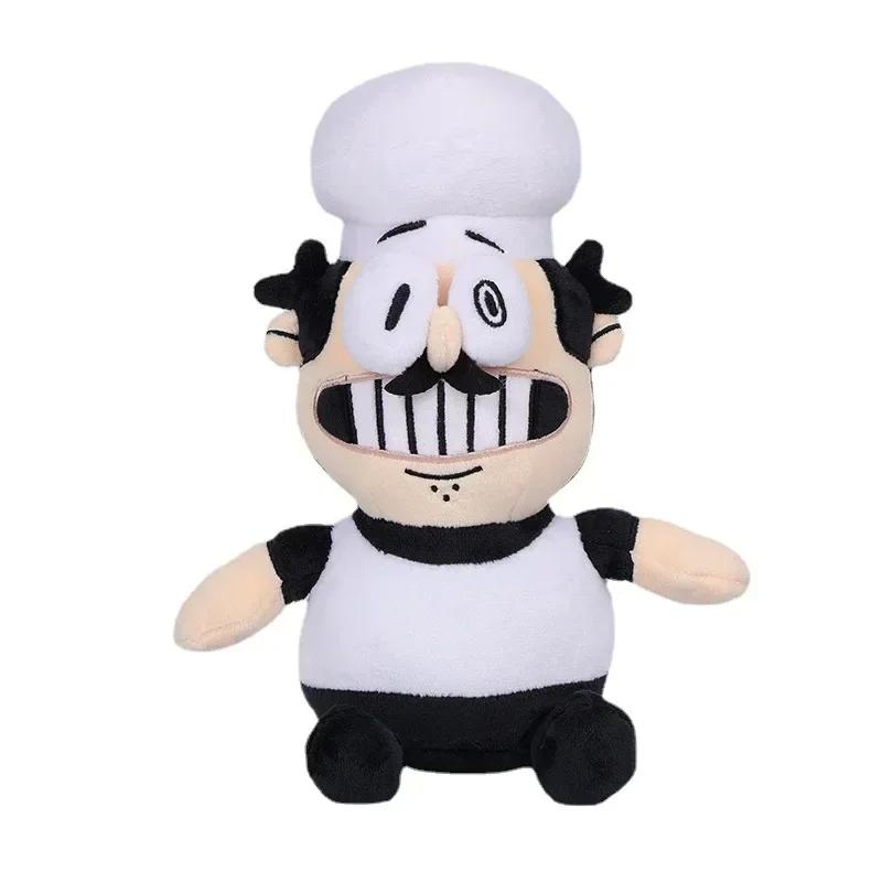 Pizza Tower Plush Toy Ms.Lemons and Mr.Tomatos Peppino Stuffed Dolls Fruits Vegetable Pepper Plushie Figure Kids Christmas Gifts