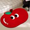 Special-shaped Cute Fruit Bathroom Diatom Mud Absorbent Floor Mat Toilet Door Carpet Household Floor Non-slip Foot Mat