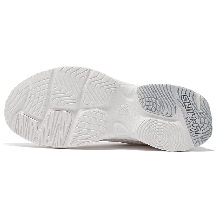 Li-Ning Модные универсальные амортизирующие нескользящие износостойкие низкие кроссовки для бега женские кроссовки белые ARLS008-3