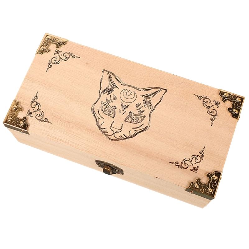 Fashion Wood Playing Card Holder Deck Box Storage Case Organizers Playing Cards Poker Card Box Handcrafts For Men Women