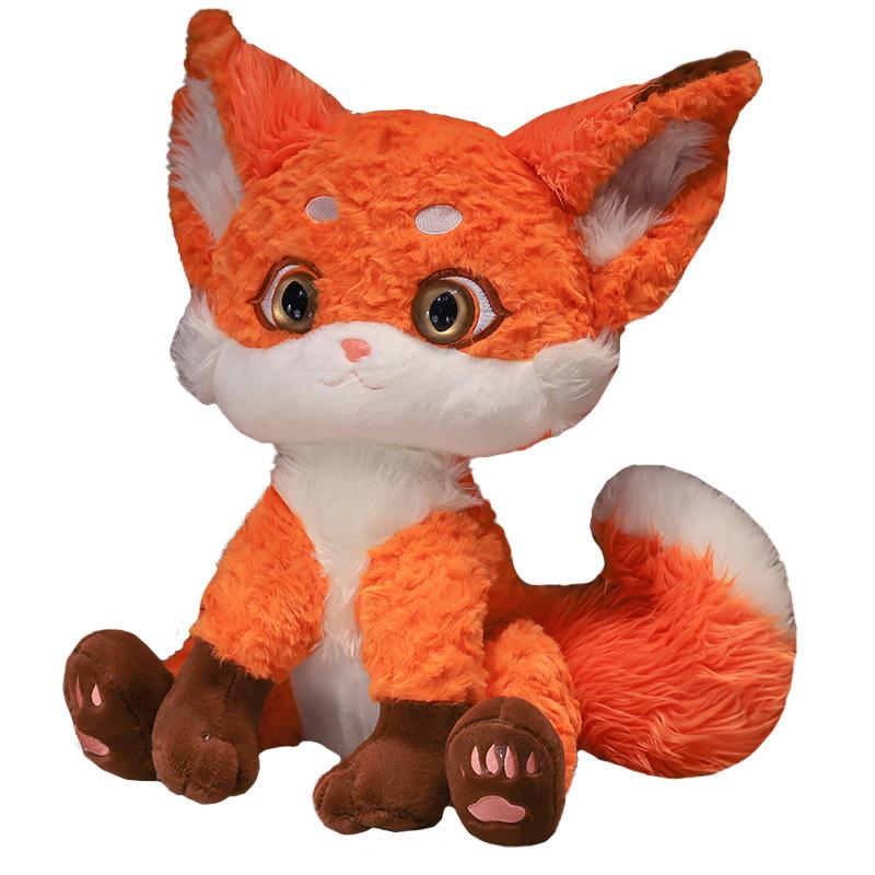 Cute and Adorable Little Fox Doll Plush Toy Snow Fox Doll