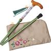 Легкая складная трость для ходьбы Bonbon Walking Stick KISS MY LIFE Stick, Безопасная, Женская (Капля Зеленая) (kml130101b)