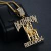 Титановая сталь Новый DEATHROW/RECORDS 3D Подвеска-ожерелье заключенного Модное Хип-Хоп украшение DZ729