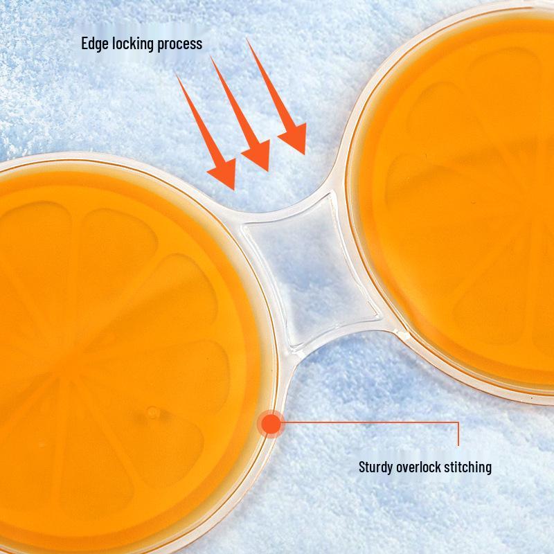 Cartoon Fruit Gel Eye Mask: Hot/Cold Compress for Skin-Friendly Relaxation