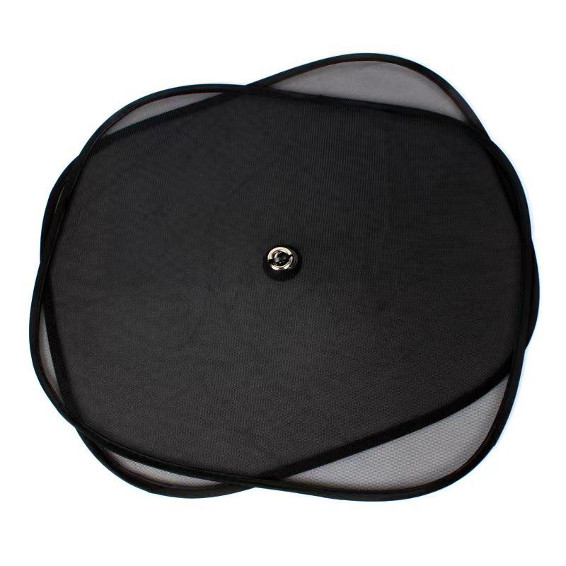 Black Mesh Car Sunshade, 44x36CM, Summer Edition