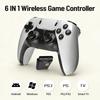6-в-1 Геймпад с двойной вибрацией 2,4 ГГц Беспроводной игровой контроллер для Ps1 Ps2 Ps3 ПК Android Smart TV Box Игры Игровые аксессуары