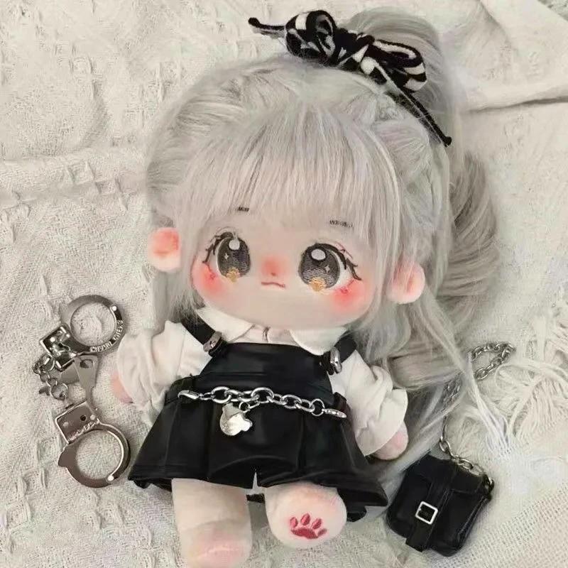 20 см Плюшевые игрушки Наньнань Кукла из хлопка для девочек Милая Набитая Фигурка Суперзвезды Куклы Ребенок Может Менять Одежду Детский Подарок на Хэллоуин