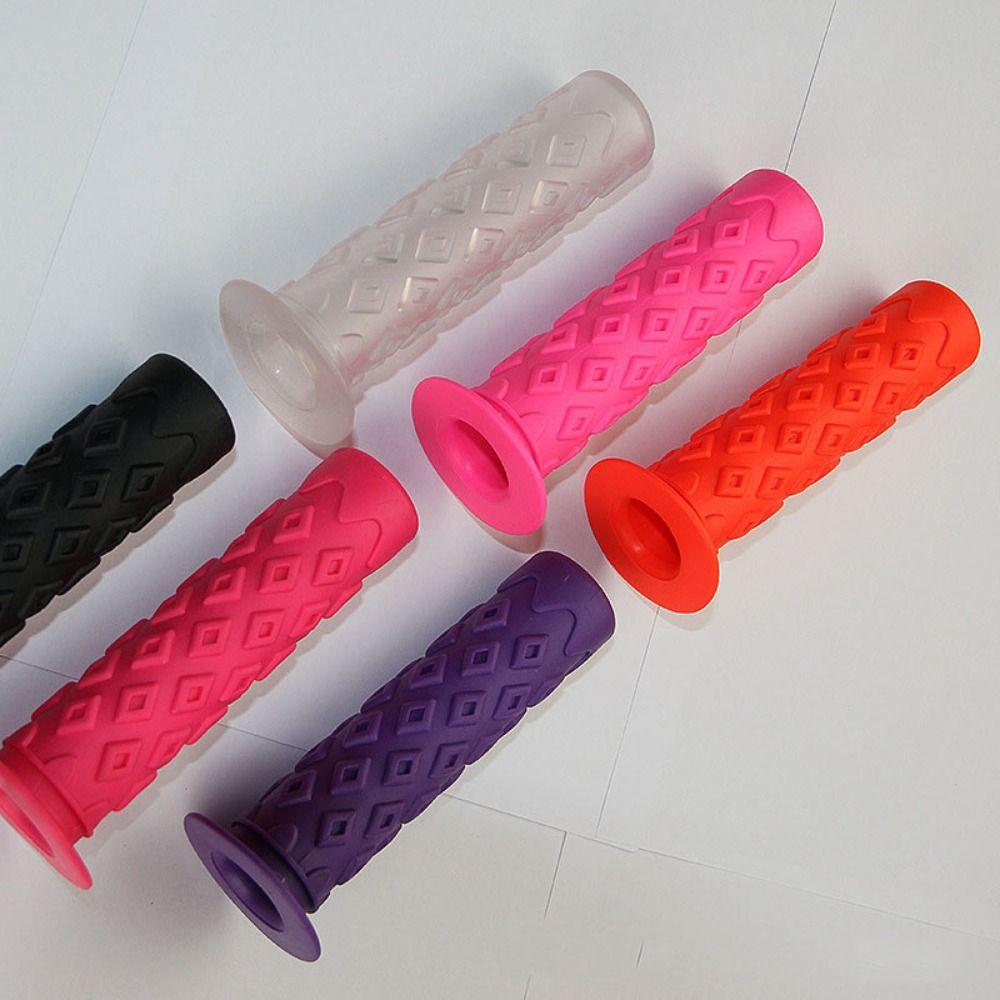 1 Pair Shock Absorption Bicycle Handlebar Cover 10 Colors Rubber Grip Mountain Bike Accessories