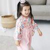 JUST style Хакама комбинезон цветок Девочки Новорожденный Комбинезон Японская одежда Мальчики Девочки Розовый (с украшением) (70см, 3)