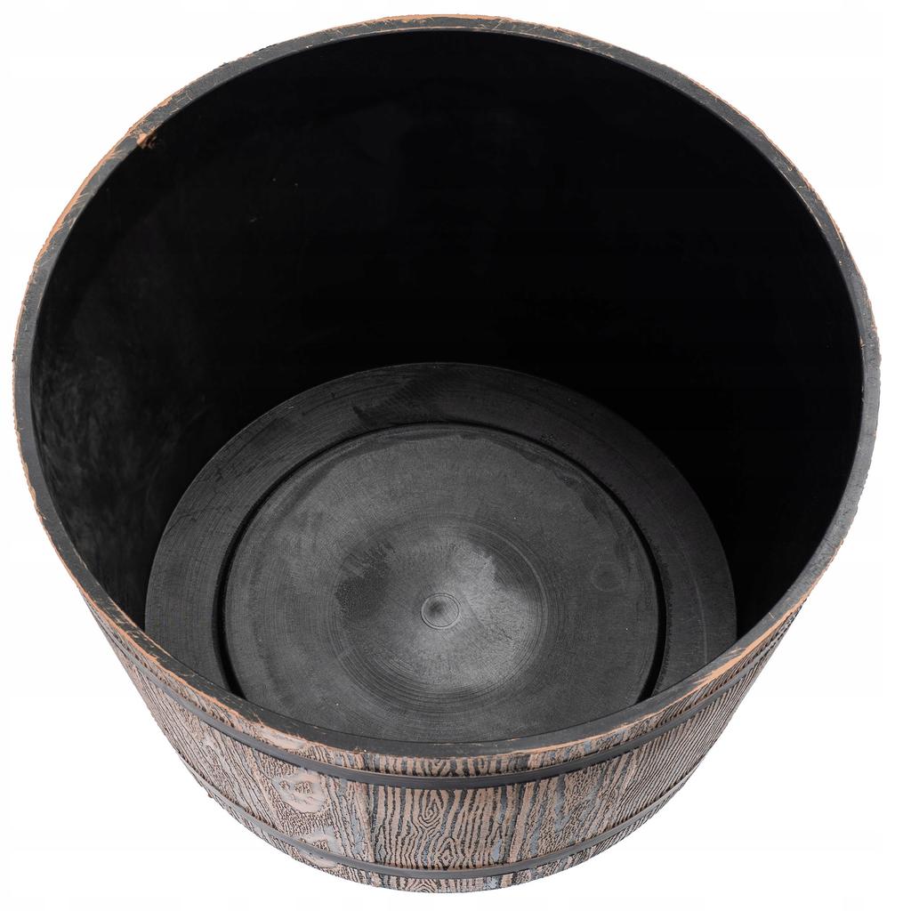 KADAX Doniczka Donica Na Kwiaty Osłonka Z Wkładem Kwietnik Plastikowa Ogród