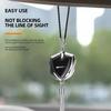 RAT2 3D Metal Car Badge Rear View Mirror Pendant Hanging Ornaments Accessories For Mercedes Benz AMG W124 W202 W203 W204 W210 W211