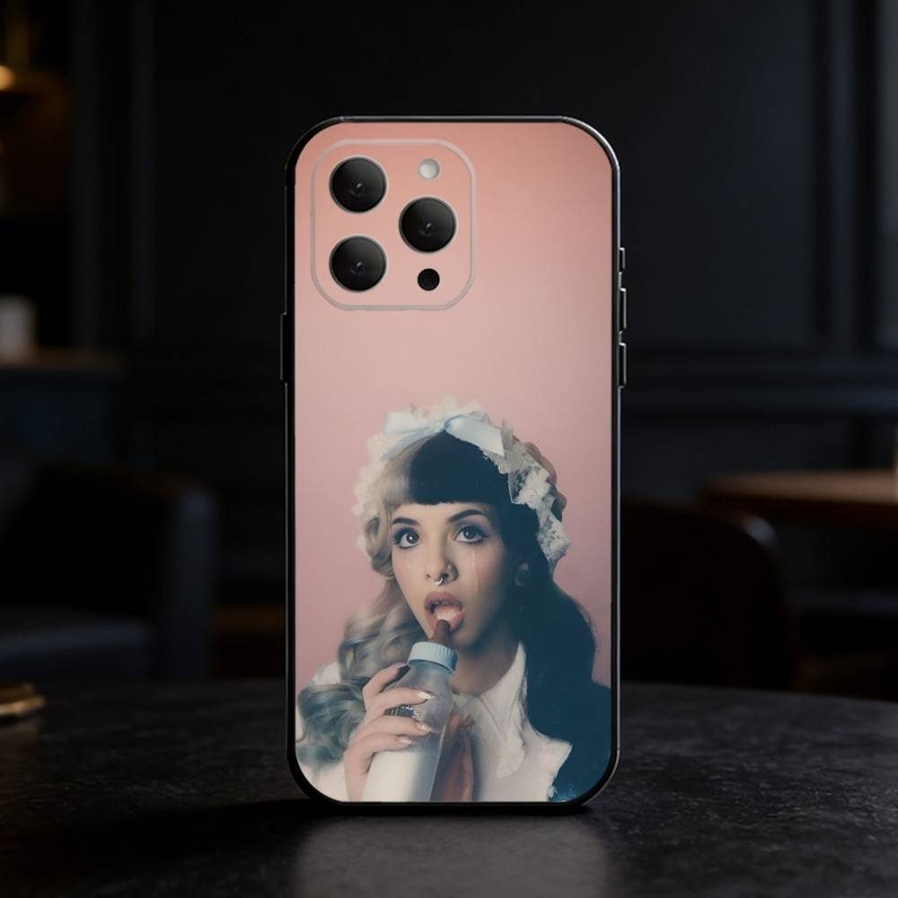 Чехол для телефона с изображением певицы Мелани Мартинес Для iPhone 17,16,15,14,13,12,11 Plus,Pro Max,SE4 Мягкий силиконовый черный чехол