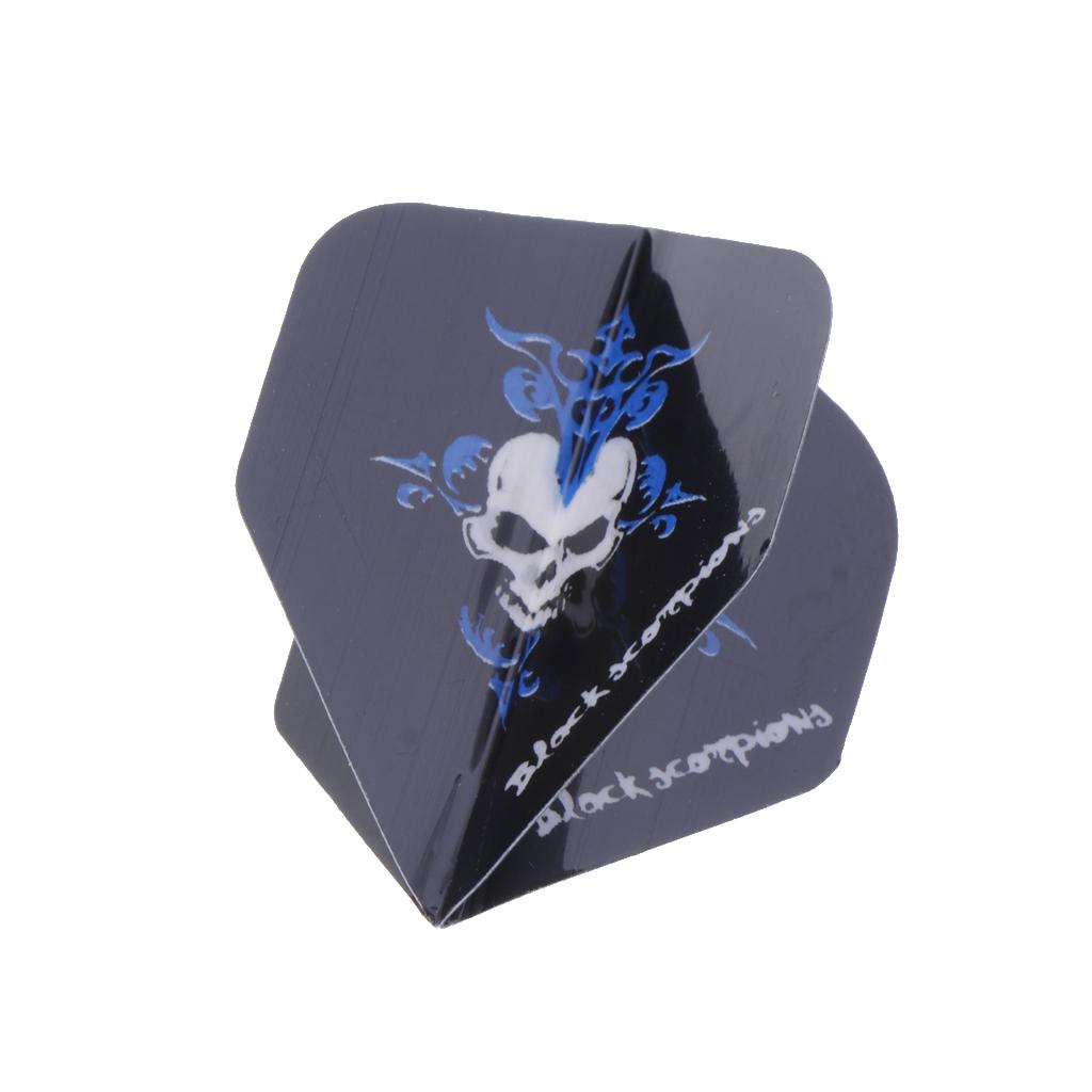 50Pc/Set Assortment Dart Flights Fletches Standard Shape Extra Strong Yellow