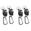 4 шт. Выдвижной держатель для ID-карты, Сверхпрочный карабин, Брелок для ключей с клипсой для ремня и дюйм
