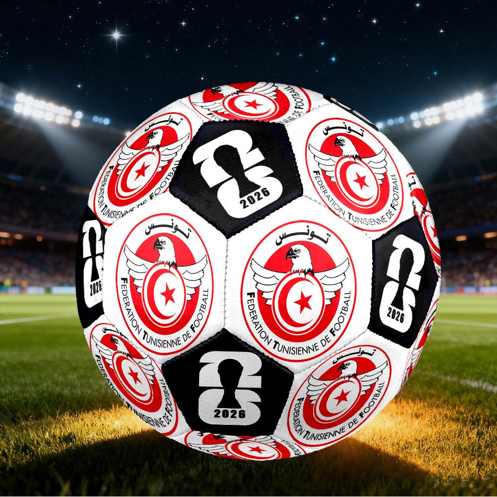 1pc Tunisia Football Size 5 Soccer Ball Professional Match Training Football Indoor &Outdoor Sports Ball Club Training Ball Lightweight Durable y38