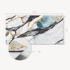 Zestaw Kafelków Winylowych Z Motywem Do Kuchni Salonu Marble Pattern With Veins 10X40X20 Cm