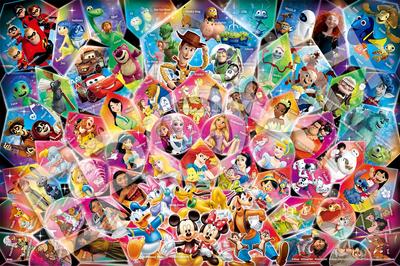 Epoch Пазл из 1000 деталей Disney Puzzle Decoration Collage Мерцание звезд (50 х 75 см) 97-702 с клеем и шпателем с оценочным талоном EPOCH