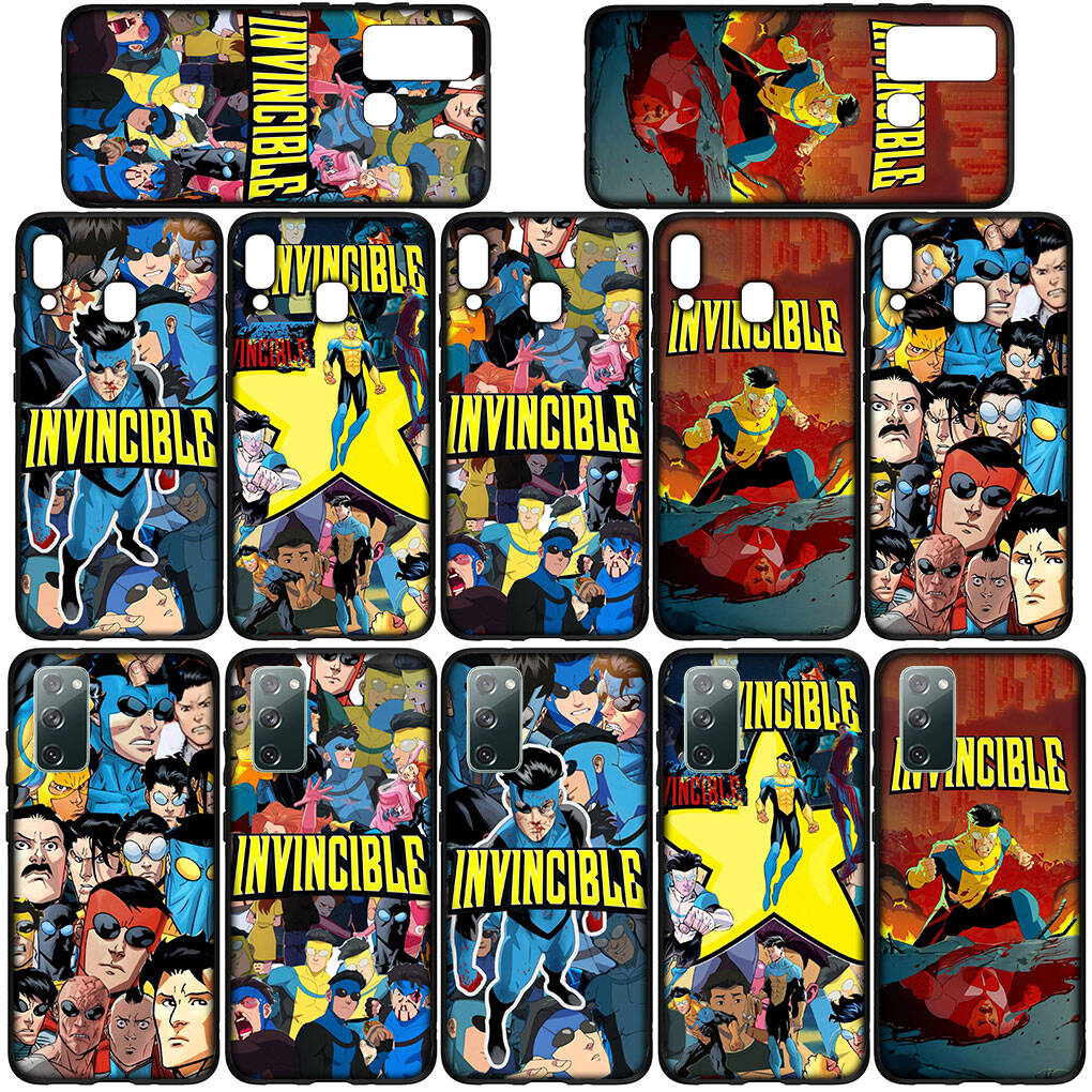 Phone Case for iPhone 17 16 15 Xiaomi Poco F8 F7 X7 X6 M8 C85 C75 C71 Redmi Note 14 13 11 12 Pro Max A4 A3 14C 13C 15C Wallpaper I-Invincibles Collage