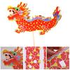2024 Весенний фестиваль Фонарь Дракона Яркий цвет Традиционный ручной работы DIY Craft Lucky Lantern для празднования Нового года