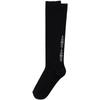 WELLBEING EXPRESS Tattoo Cotton Knee Socks Black