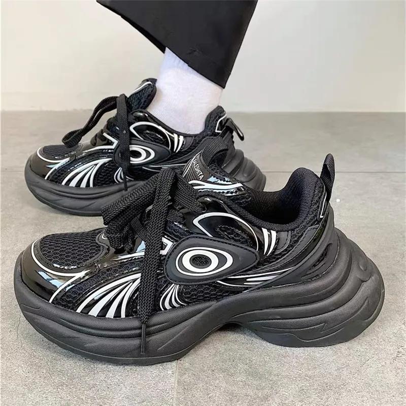 Men Women Sneakers Plus Size 41 42 43 Women's Casual Shoes Fashion Chunky Sneakers Woman Thick Sole Sport Shoes Big Size Shoes