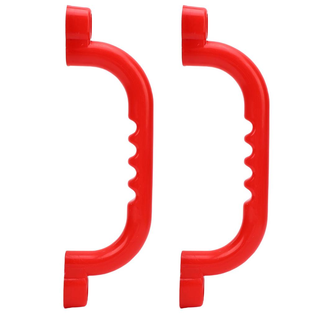 2PCS Kids Toy Handles Reusable Plastic Playground Safe Grab Handle for Outdoor Climbing Amusement Equipment Red