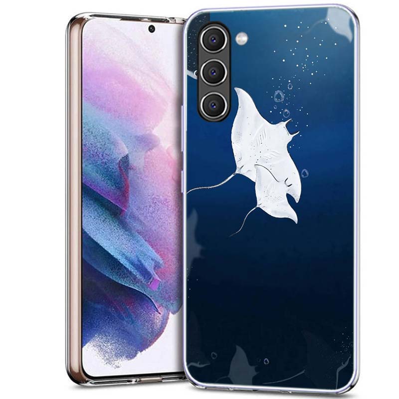 Fish Cool Manta Ray Phone Case for Samsung A54 A14 A24 A34 A17 A37 A57 A55 A35 A25 A15 A13 A23 A33 A53 A07 A05S A04S A03 A73 Gal