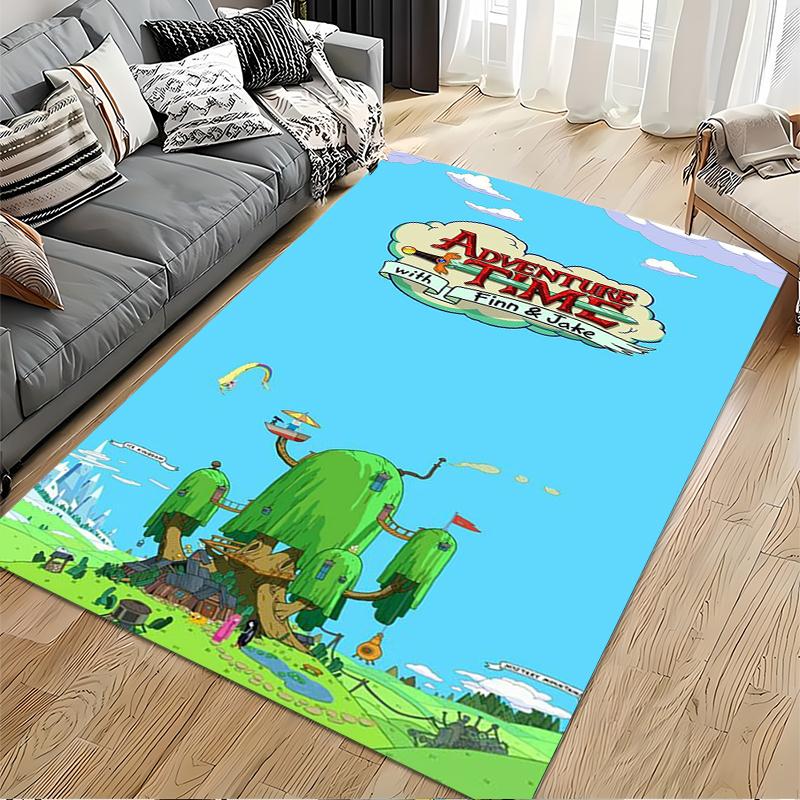 Whimsical Vintage Film Camera Art Area Rug, Non-Slip Washable Throw Carpet for Living Room Bedroom Entryway Home