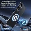 For Samsung Galaxy S24+ Case Graphene + Brass Heat Dissipation Silicone PC Phone Cover Support Magnetic Car Mount