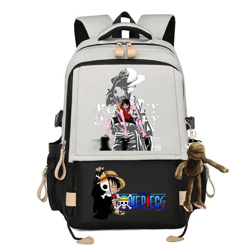 ONE PIECE Backpack Teen Student Large Capacity Fashion Backpack