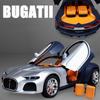 Новая модель автомобиля Bugatti Atlantic Toys в масштабе 1/24, литая модель автомобиля со светом и звуком, суперспортивный автомобиль для мальчиков, подарки на день рождения