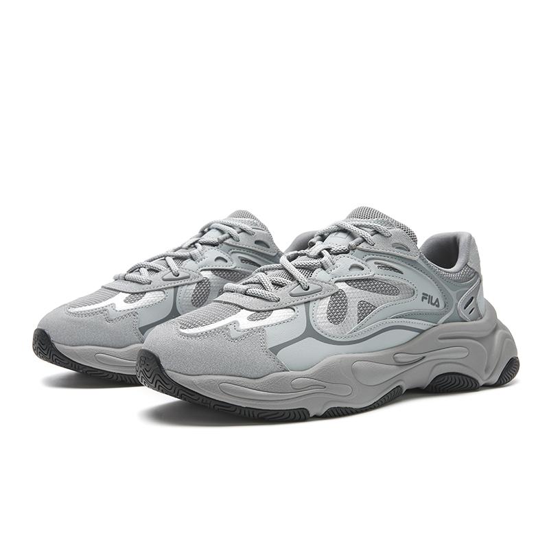 New FILA MARS 4 Cushioning, Abrasion Resistant, Breathable, Lightweight Coverage Low top Casual Shoes Men's Gray F12M542103FHN