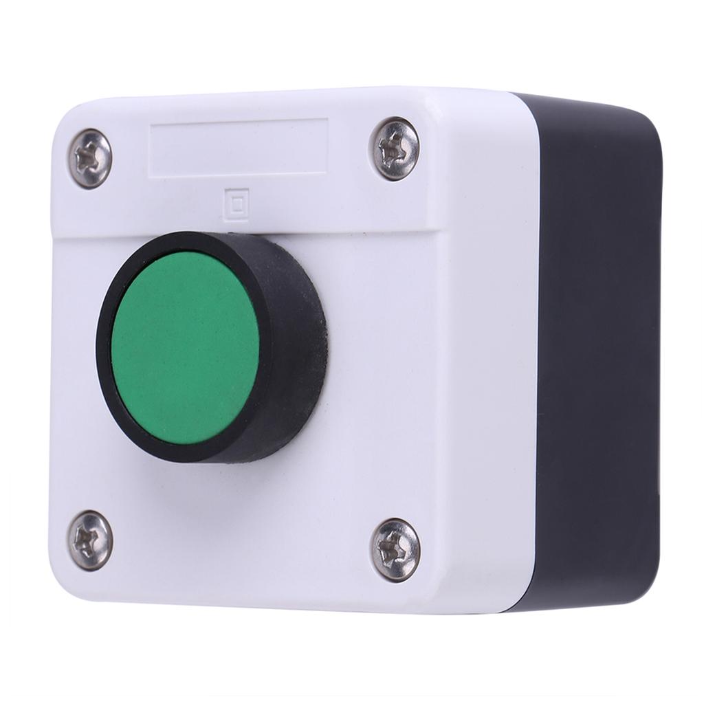 Всепогодный зеленый кнопочный переключатель с одной кнопкой управления для открывания ворот