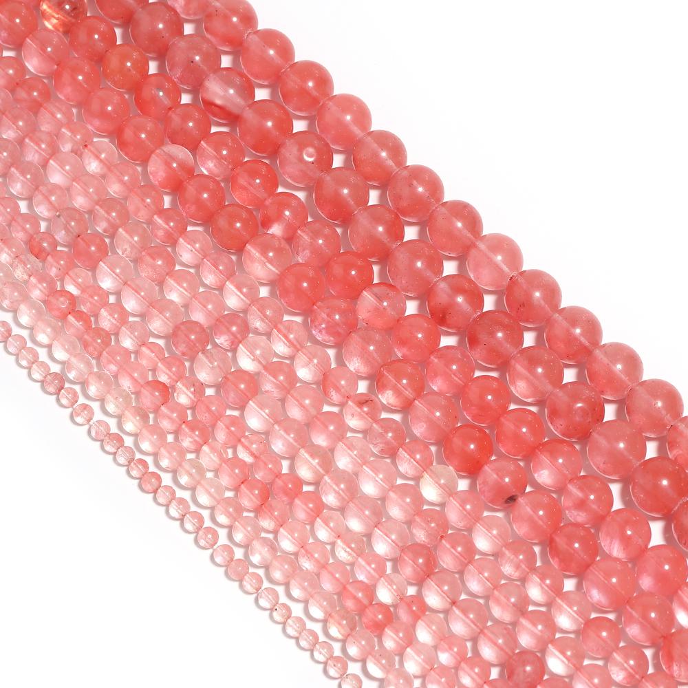 Natural Stone Beads Agate Amethyst Jade Amazonite Tiger Eye Loose Round Beads For DIY Bracelet Necklace Gift Making4/6/8/10/12mm