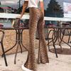 High Waist Leopard Print Flare Leggings Autumn Winter Women Fashion Sexy Bodycon Trousers Club Pants Bell-bottom Pants