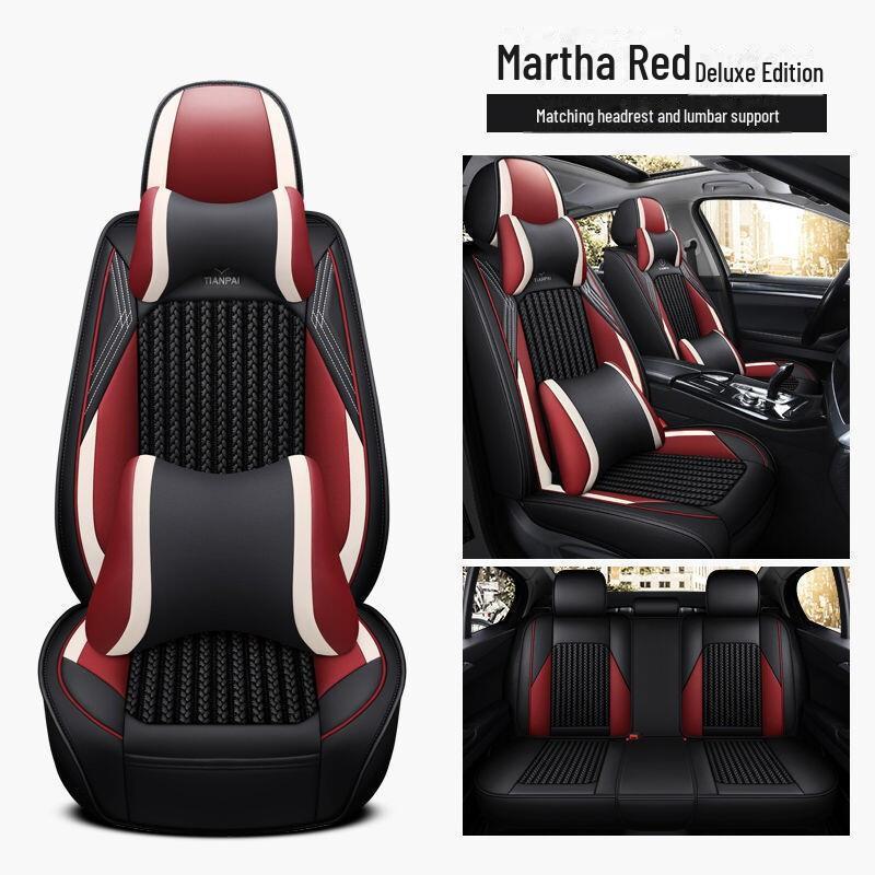 Чехлы для автомобильных сидений Binyue Cool 1.5T из кожи и ледяного шелка на все сезоны (2022)