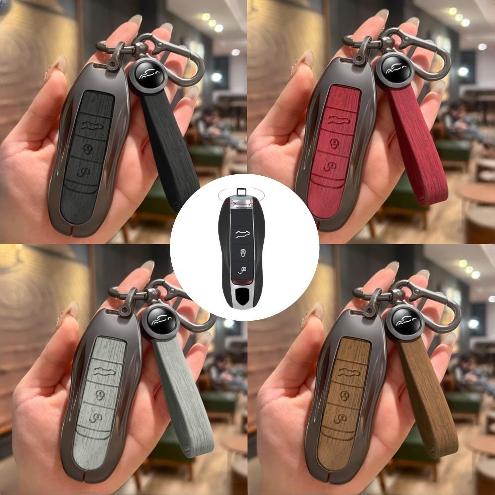 Для Porsche Panamera Cayenne Cayman Macan Boxster 911 9ya 971 Shell Protection Fashion Metal Remote Car Key Case Cover