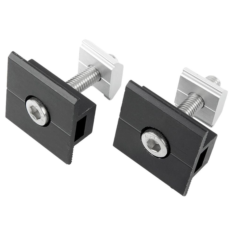 Крепление концевого зажима фотоэлектрической системы Концевой зажим Монтажный кронштейн солнечной панели