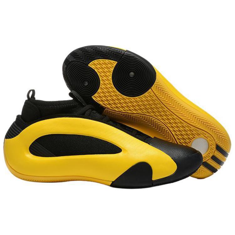 adidas Харден Вол. 8 Черные желтые мужские кроссовки Core-Black IG6589