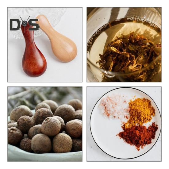 Heat Resistant Mini Spoon Food Grade Wood Condiment Seasoning Sugar Mini Spoon