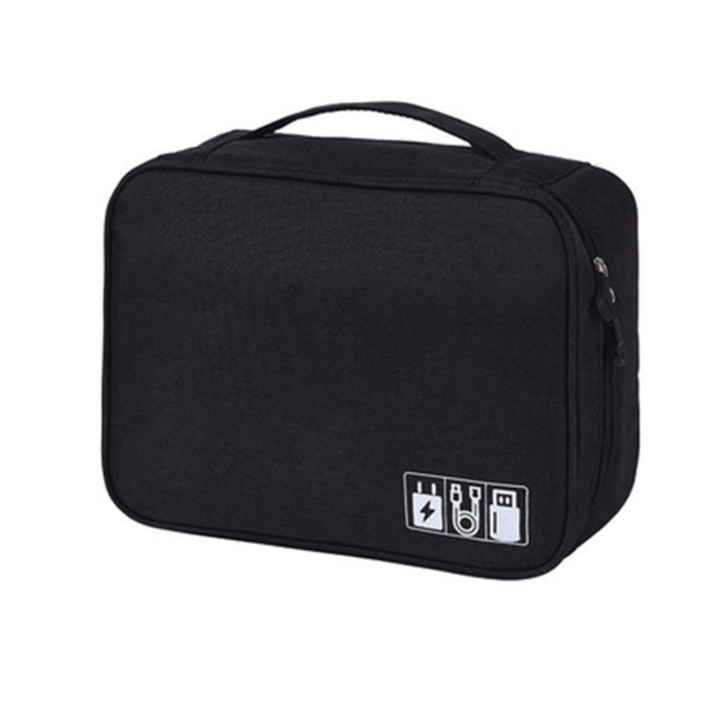 Дорожная сумка-органайзер для электроники, сумка для хранения кабельных аксессуаров, свободное отдельное пространство
