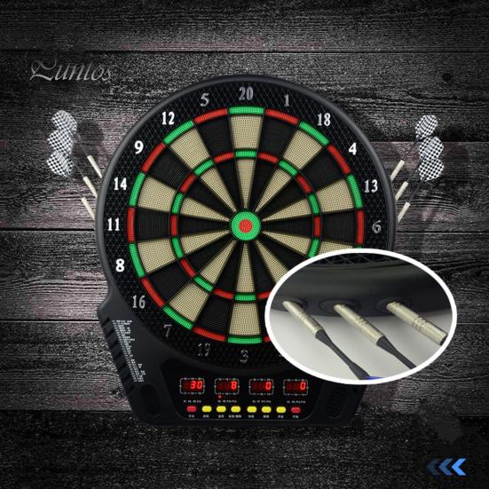 Электронная мишень для дартса с ЖК-дисплеями, низкий уровень отскока, компактный дизайн, питание от батареек, набор цифровых мягких наконечников для дартса