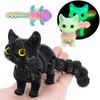 3D-печатные милые кошечки с подвижными суставами, игрушка-антистресс для рабочего стола, фигурка для детей, подарок для взрослых и детей.