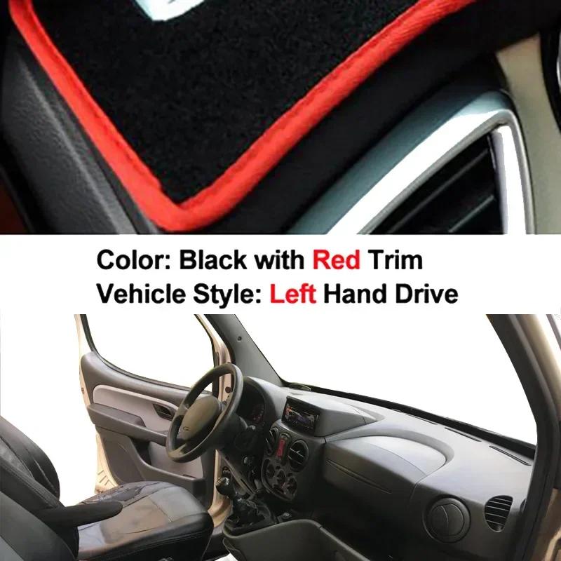 Car Dashboard Cover Non slip pad For Fiat Doblo 2000 - 2015 Protector Rug Car Dash Mat Sun Shade Pad Anti-UV Cushion 2014 2013
