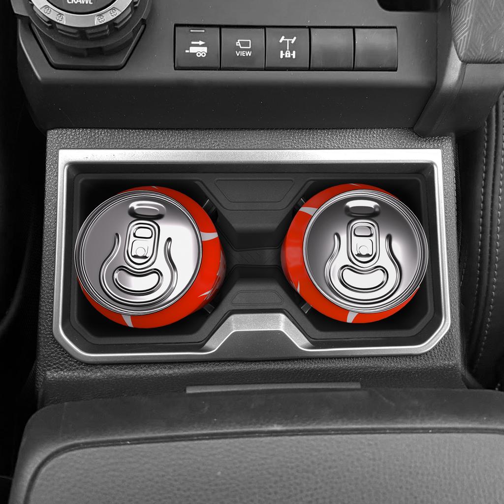 Для Toyota 4Runner 2026 Центральная консоль Держатель для стаканов Антискользящий ящик для хранения напитков Аксессуары для интерьера автомобиля Черный
