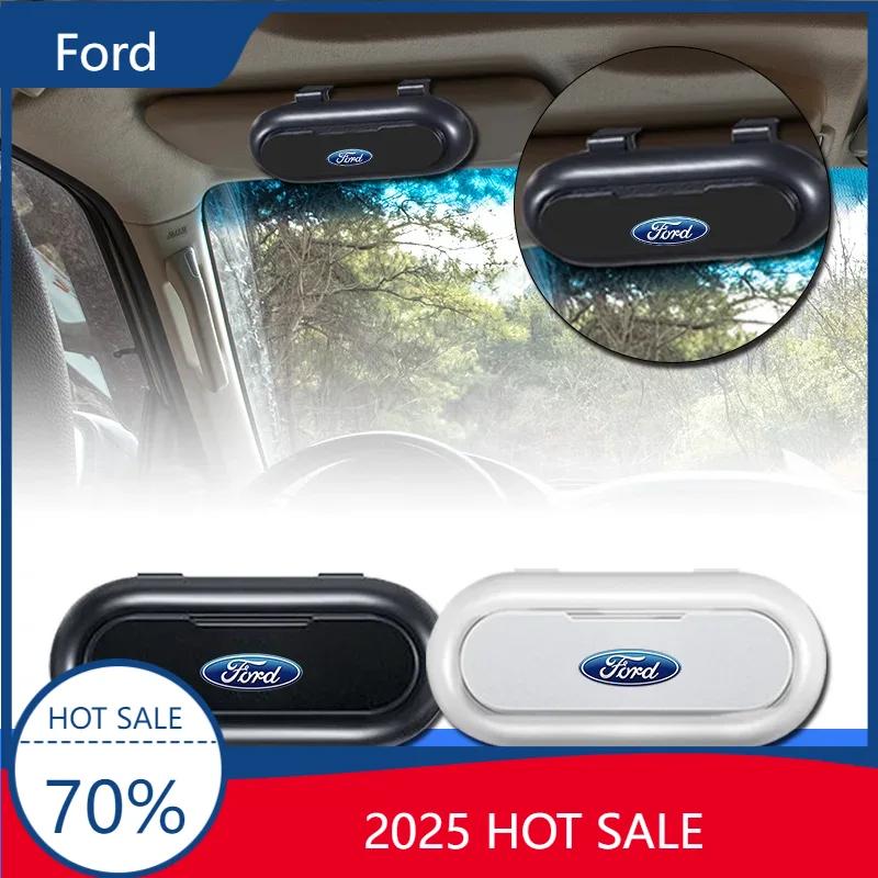 2025 Горячий Для Ford Новый Модный Автомобильный Футляр Для Очков Портативный Автомобильный Держатель Для Солнцезащитных Очков Футляр Для Очков Для Ford Ranger Focus Kuga Mustang Mo