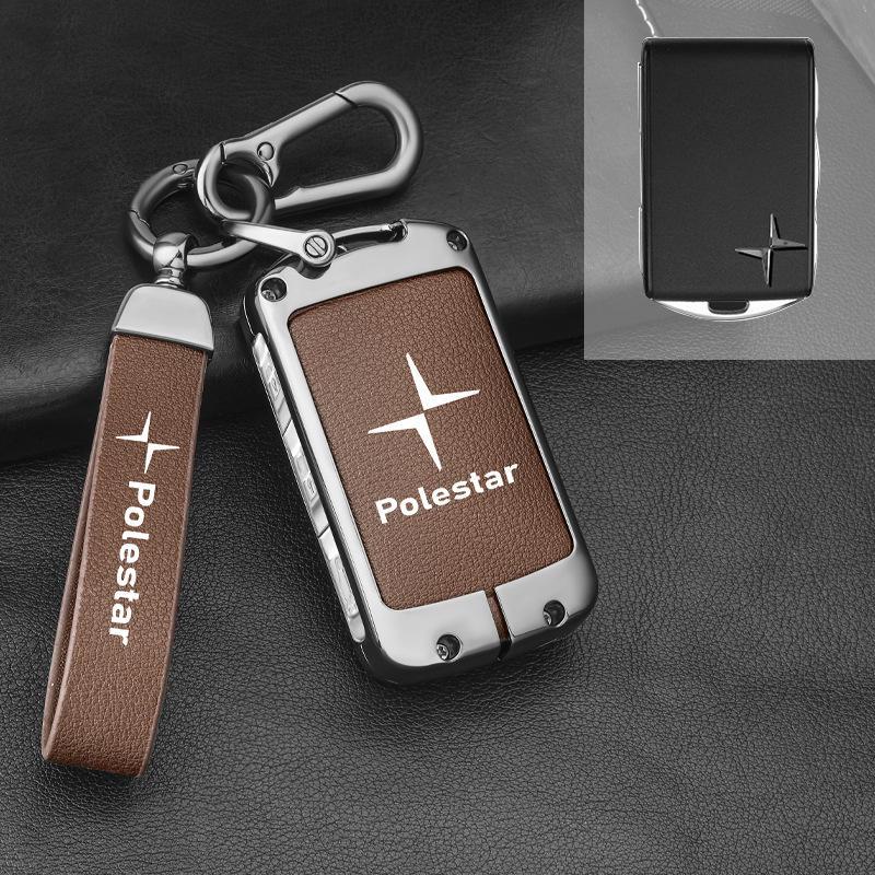Чехол для ключа Polestar 2 для одного и двух двигателей, стандартный корпус дальнего действия с простой пряжкой для Polestar 1.